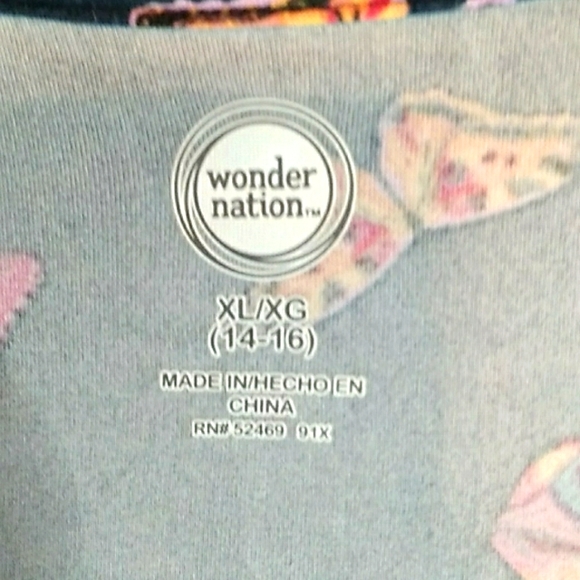 Wonder Nation Girls XL Butterfly  Zipper Sweater - Picture 11 of 13